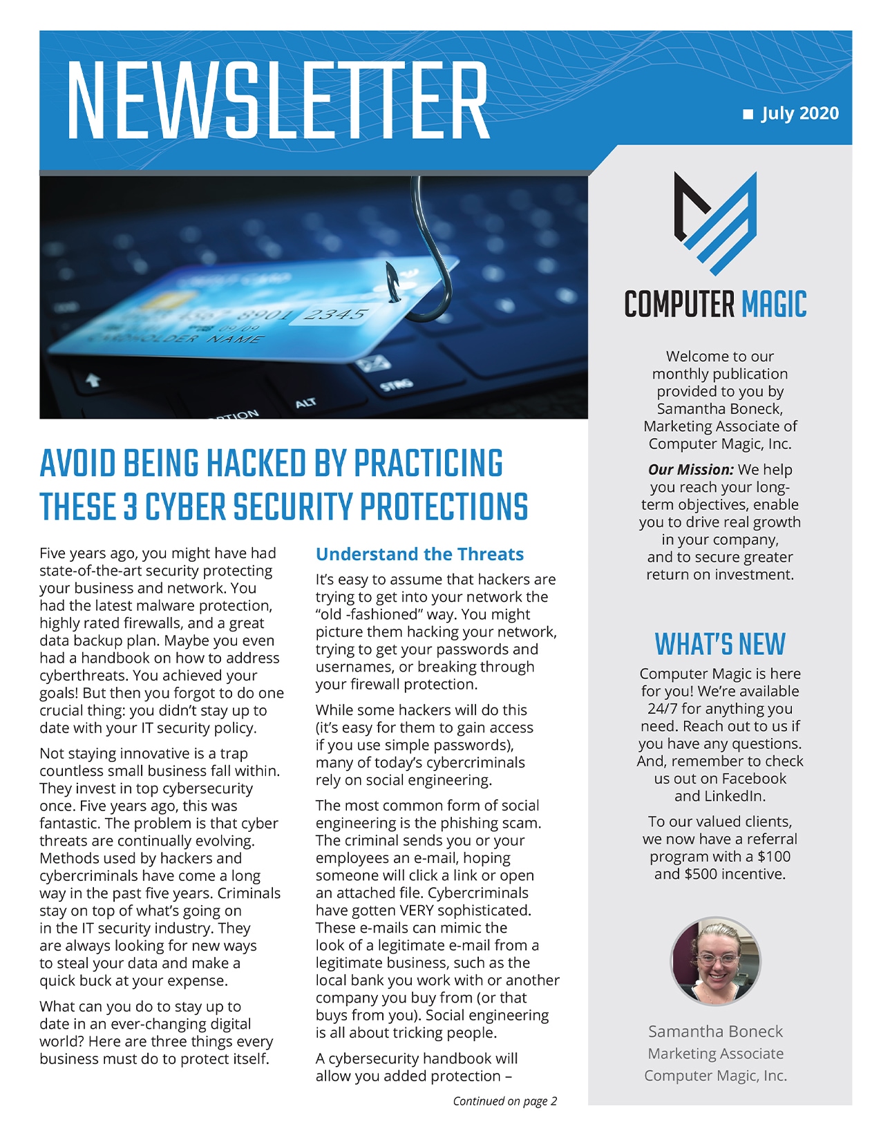 July Newsletter 2020