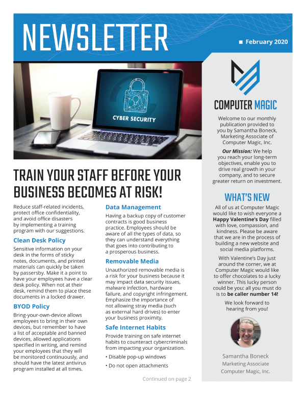 Newsletter February 2020 1